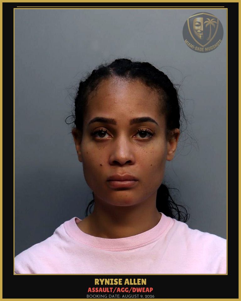 Allen Rynise  Raphaelle Arrested – ASSAULT/AGG/DWEAP – Miami-Dade County (August 9, 2026)