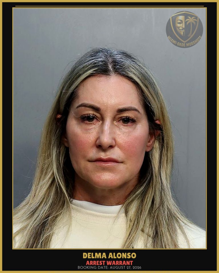 Alonso Delma Arrested – ARREST WARRANT – Miami-Dade County (August 27, 2026)