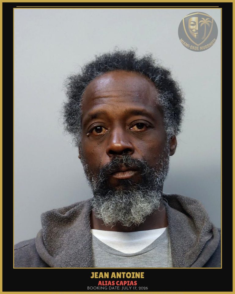 Antoine Jean Arrested – ALIAS CAPIAS – Miami-Dade County (July 17, 2026)