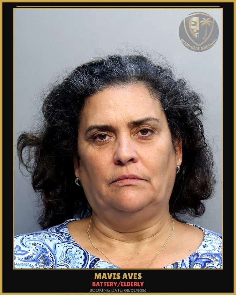 Aves Mavis Arrested – BATTERY/ELDERLY – Miami-Dade County (August 2, 2026)