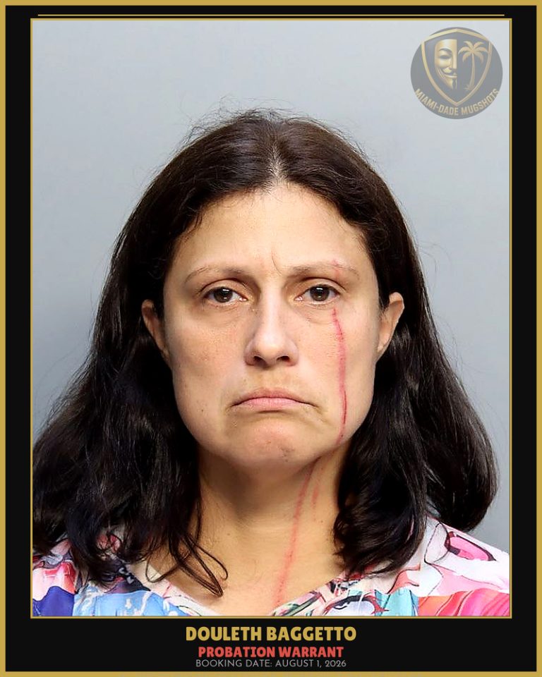 Baggetto Douleth  Veronica Arrested – PROBATION WARRANT – Miami-Dade County (August 1, 2026)