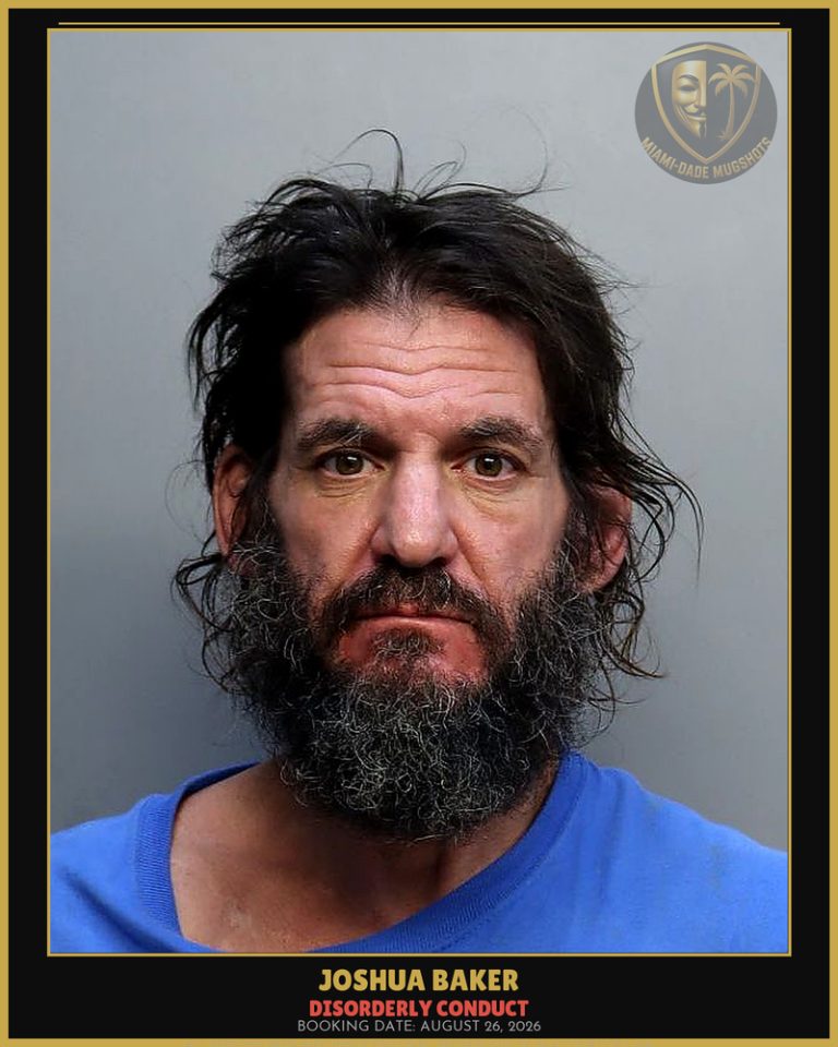 Baker Joshua Rupert Arrested – DISORDERLY CONDUCT – Miami-Dade County (August 26, 2026)