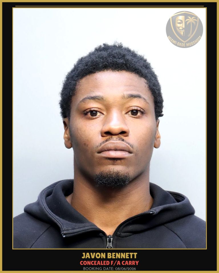 Bennett Javon  Rashad Arrested – CONCEALED F/A CARRY – Miami-Dade County (August 6, 2026)