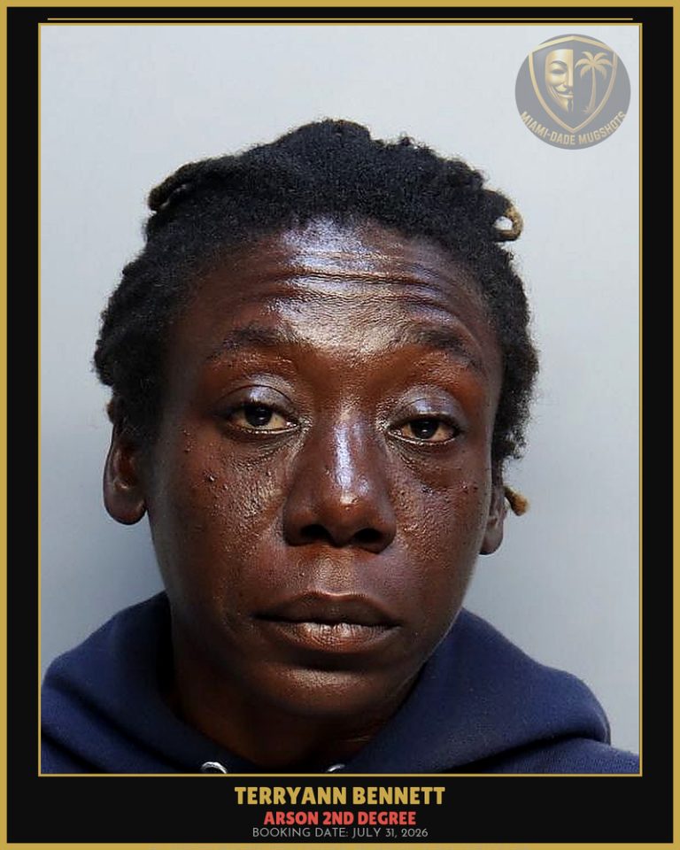 Bennett Terryann Arrested – ARSON 2ND DEGREE – Miami-Dade County (July 31, 2026)