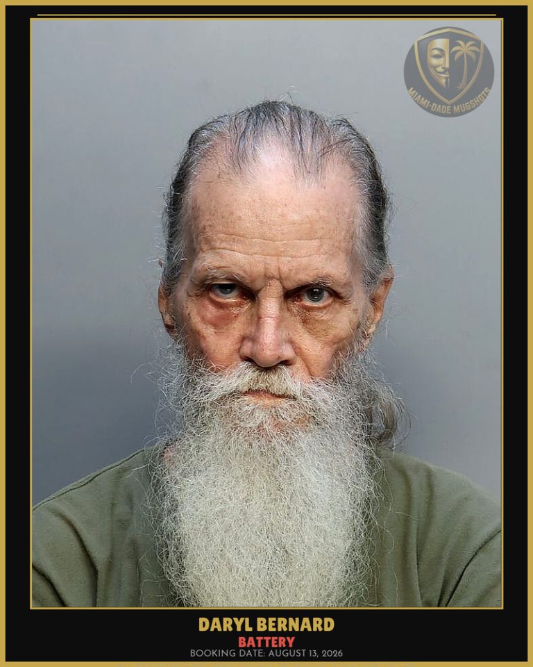 Bernard Daryl  Joseph Arrested – BATTERY – Miami-Dade County (August 13, 2026)