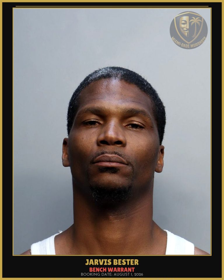 Bester Jarvis Jermaine Arrested – BENCH WARRANT – Miami-Dade County (August 1, 2026)