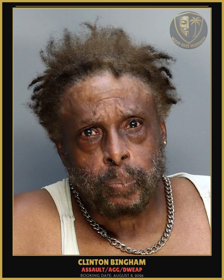 Bingham Clinton  Leroy Arrested – ASSAULT/AGG/DWEAP – Miami-Dade County (August 8, 2026)