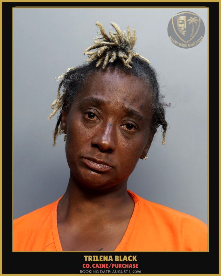 Black Trilena Ann Arrested – Co. Caine/PURCHASE – Miami-Dade County (August 1, 2026)