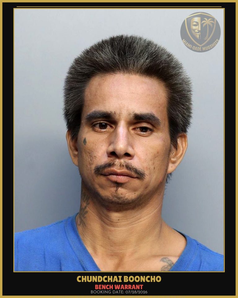 Booncho Chundchai Emanuel Arrested – BENCH WARRANT – Miami-Dade County (July 28, 2026)
