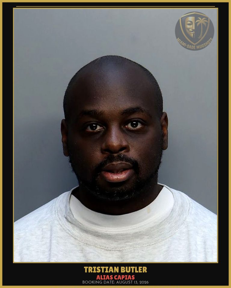 Butler Tristian Arrested – ALIAS CAPIAS – Miami-Dade County (August 13, 2026)