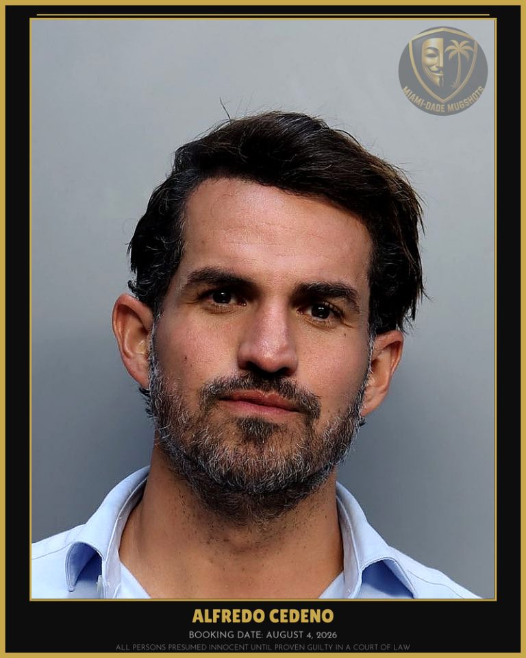 Cedeno Alfredo  Javier Arrested – Miami-Dade County (August 4, 2026)
