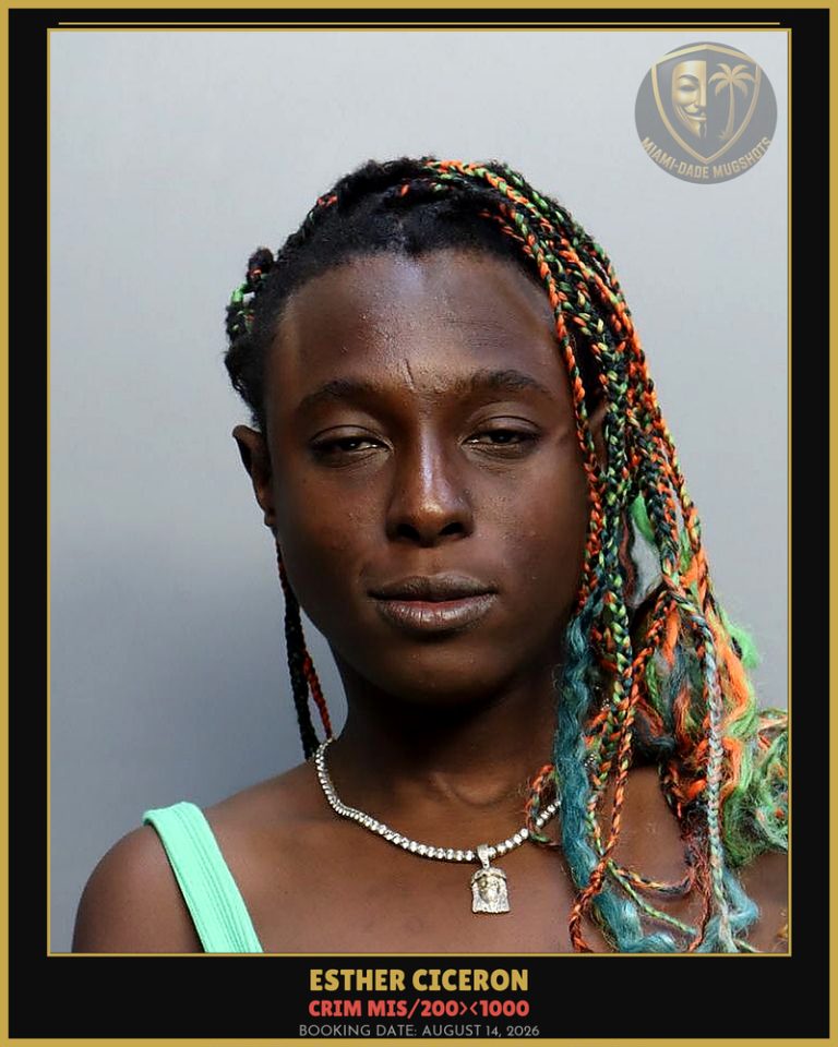 Ciceron Esther Arrested – CRIM MIS/200><1000 – Miami-Dade County (August 14, 2026)