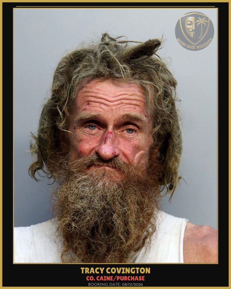 Covington Tracy Arrested – Co. Caine/PURCHASE – Miami-Dade County (August 1, 2026)
