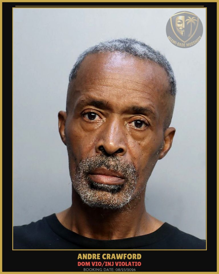 Crawford Andre  Burton Arrested – DOM VIO/INJ VIOLATIO – Miami-Dade County (Unknown)