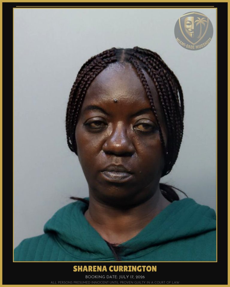 Currington Sharena Rena Arrested – Miami-Dade County (July 17, 2026)