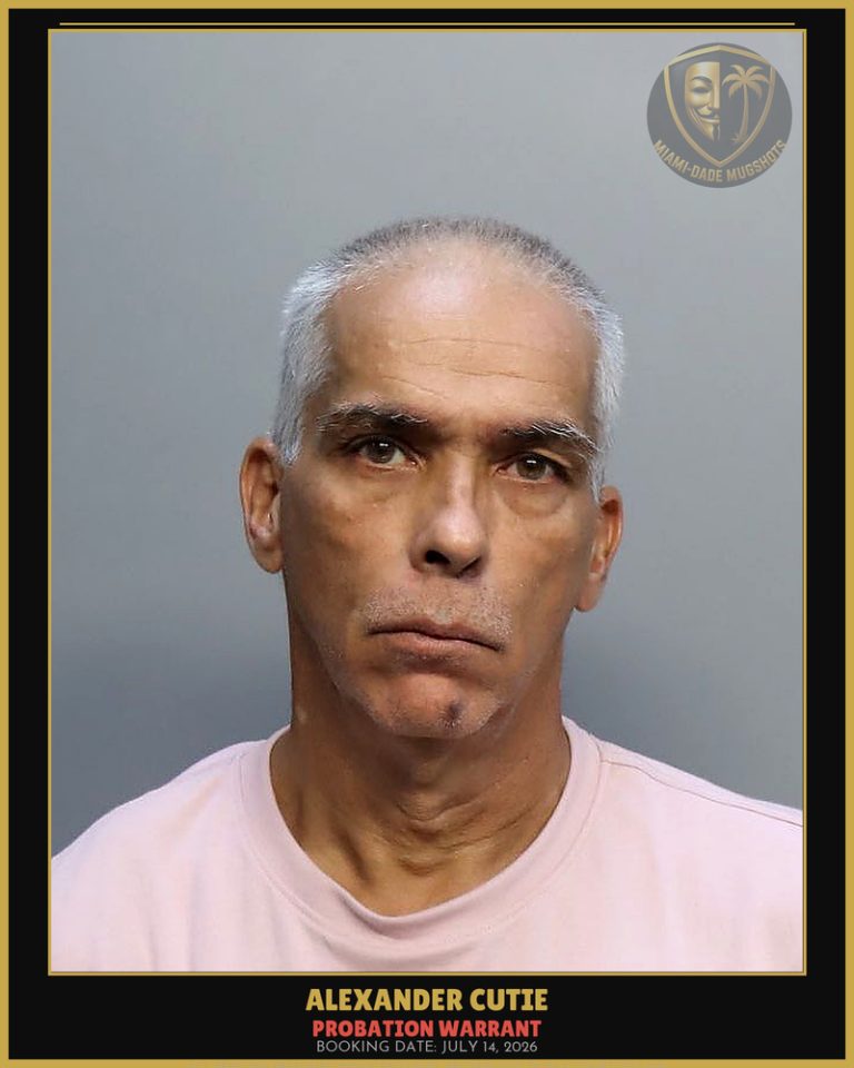 Cutie Alexander Arrested – PROBATION WARRANT – Miami-Dade County (July 14, 2026)