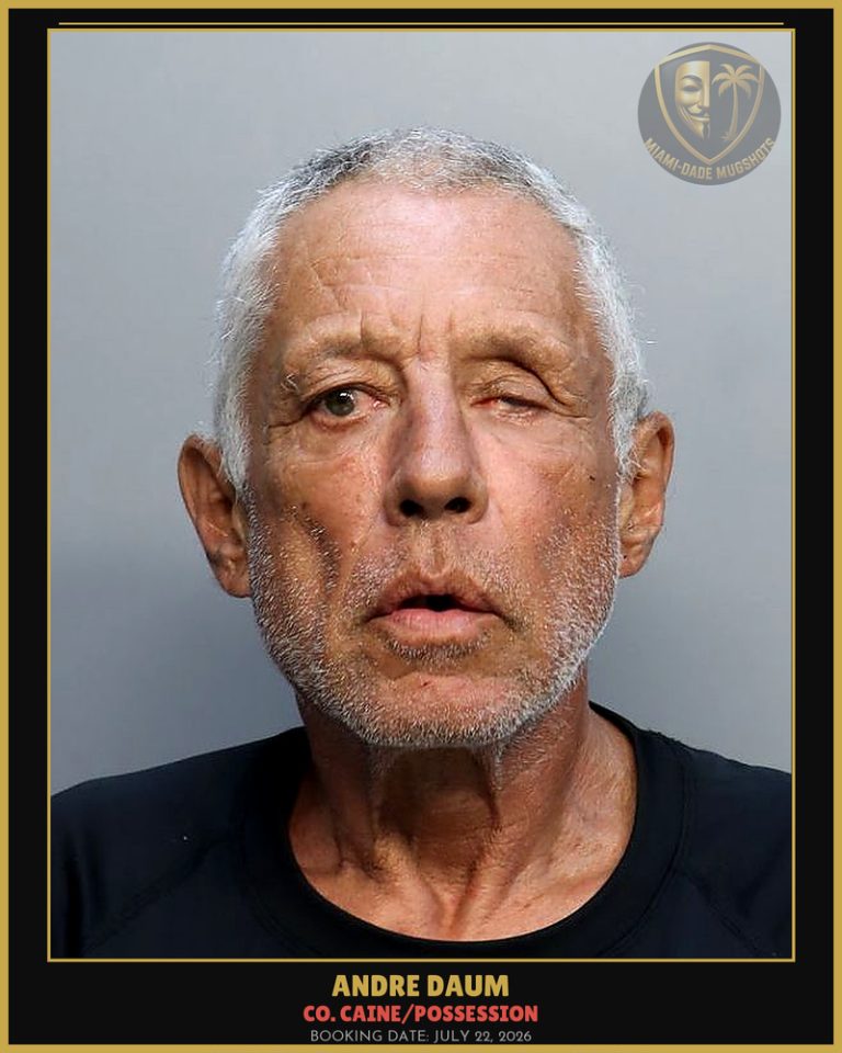 Daum Andre  Bernard Arrested – Co. Caine/POSSESSION – Miami-Dade County (July 22, 2026)