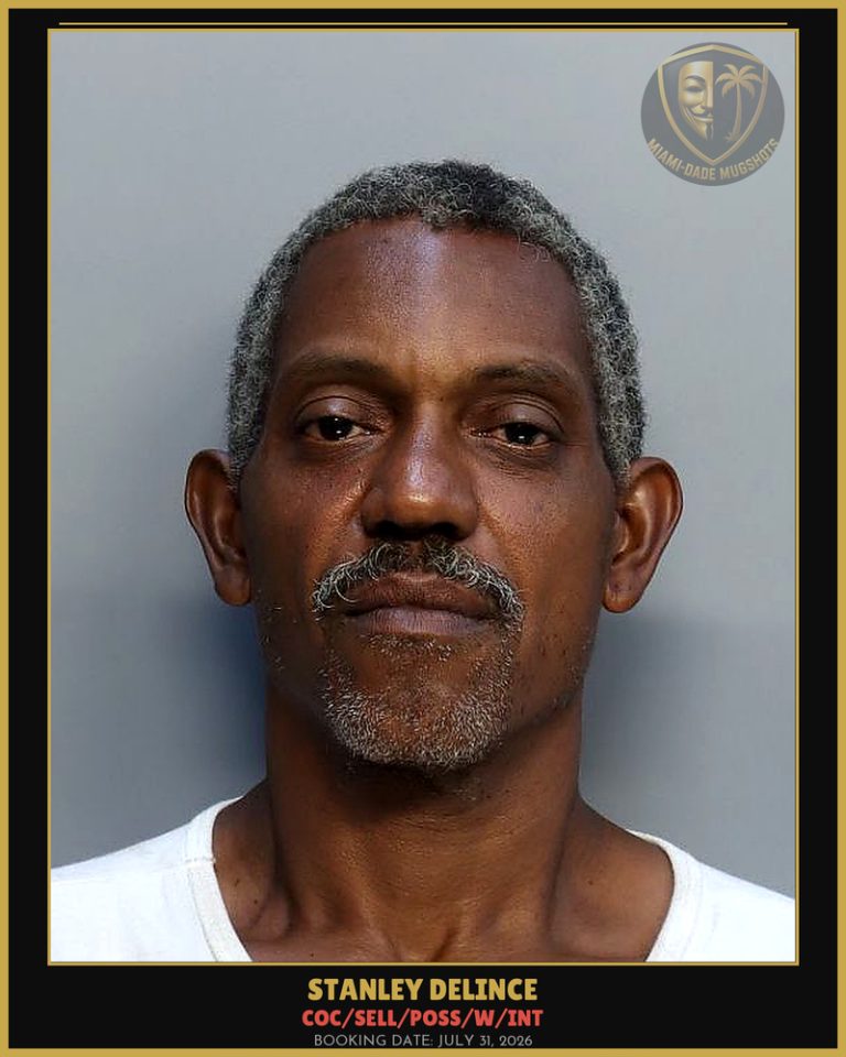 Delince Stanley  Emile Arrested – COC/SELL/POSS/W/INT – Miami-Dade County (July 31, 2026)