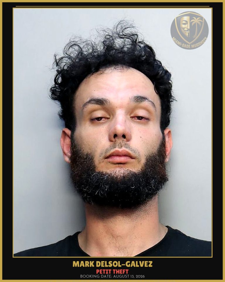 Delsol-Galvez Mark Arrested – PETIT THEFT – Miami-Dade County (August 13, 2026)