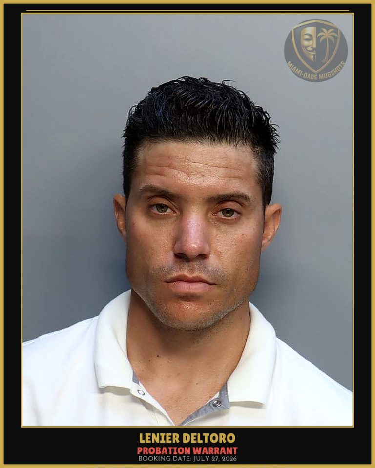 Deltoro Lenier Aramy Arrested – PROBATION WARRANT – Miami-Dade County (July 27, 2026)