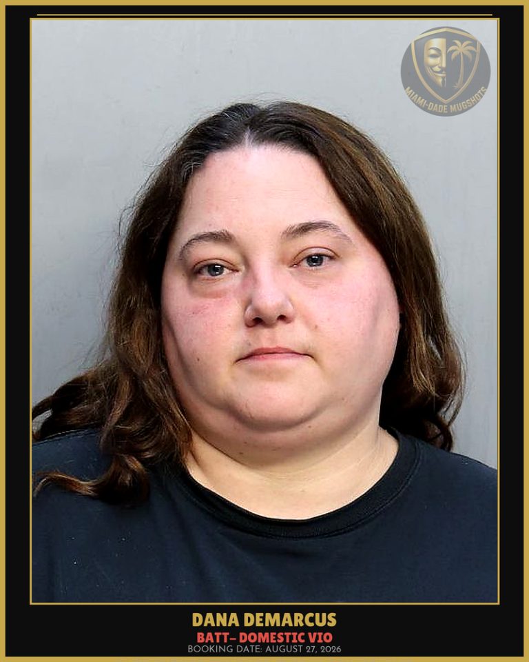 Demarcus Dana Love Arrested – BATT- DOMESTIC VIO – Miami-Dade County (August 27, 2026)