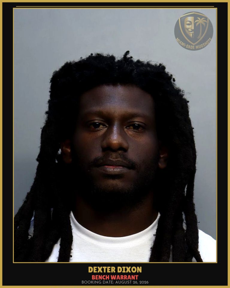 Dixon Dexter  Jamal Arrested – BENCH WARRANT – Miami-Dade County (August 26, 2026)