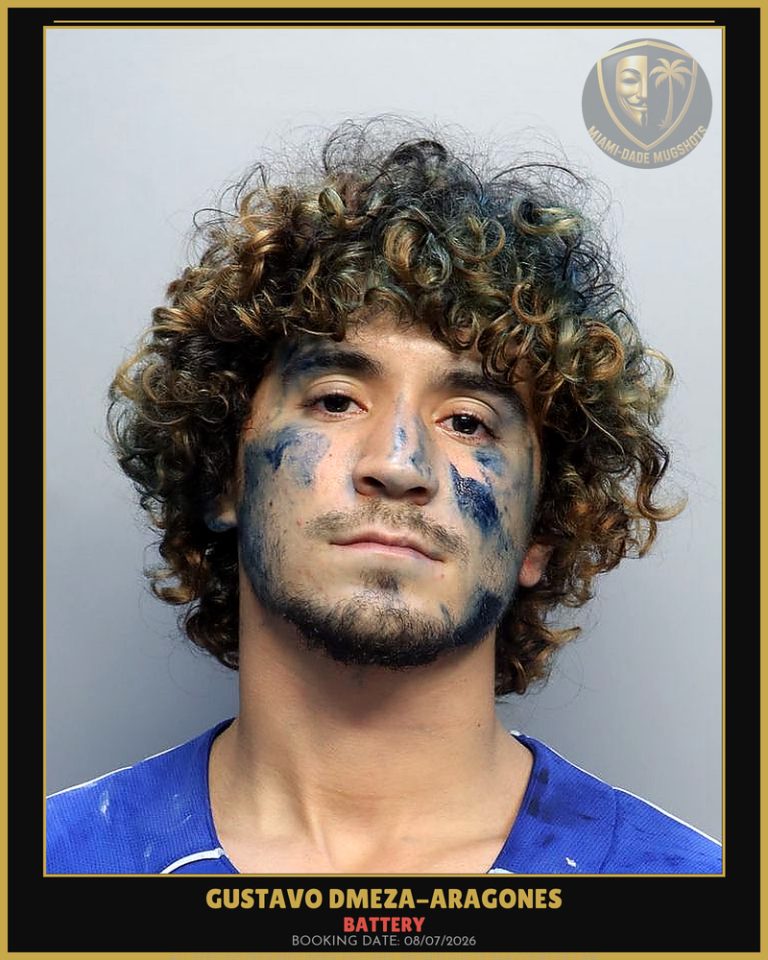 Dmeza-Aragones Gustavo Arrested – BATTERY – Miami-Dade County (August 7, 2026)
