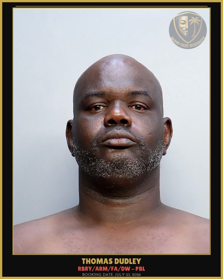 Dudley Thomas Isaac Arrested – RBRY/ARM/FA/DW – PBL – Miami-Dade County (July 23, 2026)