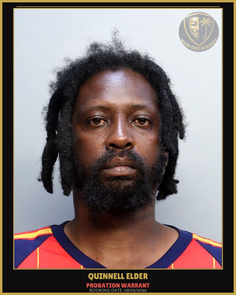 Elder Quinnell  Antown Arrested – PROBATION WARRANT – Miami-Dade County (August 2, 2026)