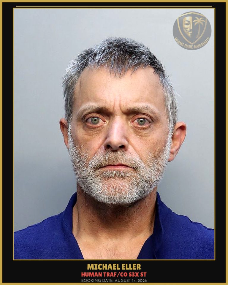 Eller Michael  Shane Arrested – HUMAN TRAF/CO s3x ST – Miami-Dade County (August 14, 2026)