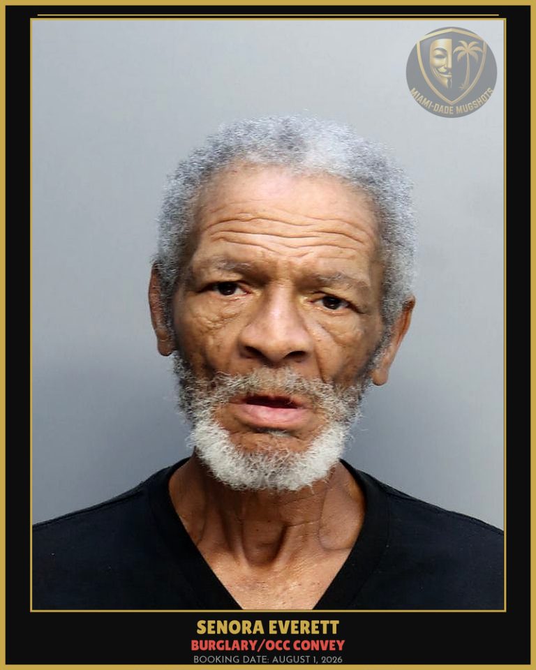 Everett Senora Arrested – BURGLARY/OCC CONVEY – Miami-Dade County (August 1, 2026)