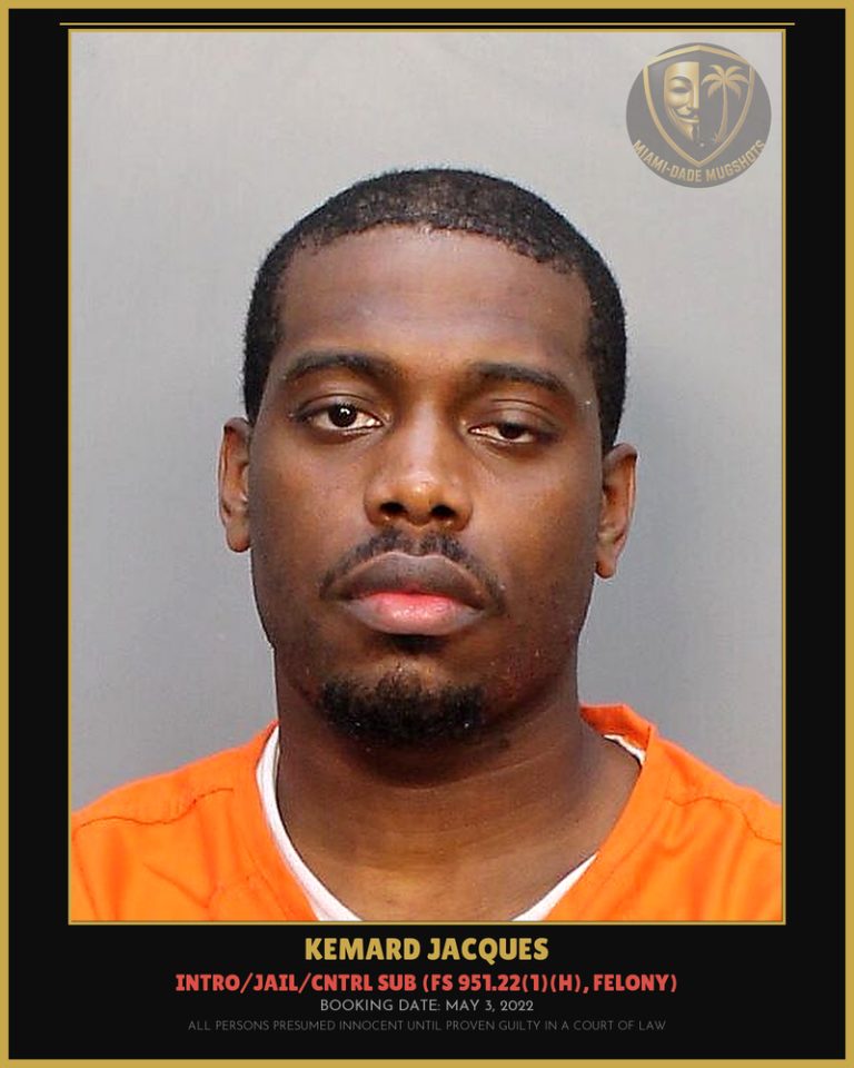 Kemard Jacques Arrested – Miami-Dade County (May 3, 2022)
