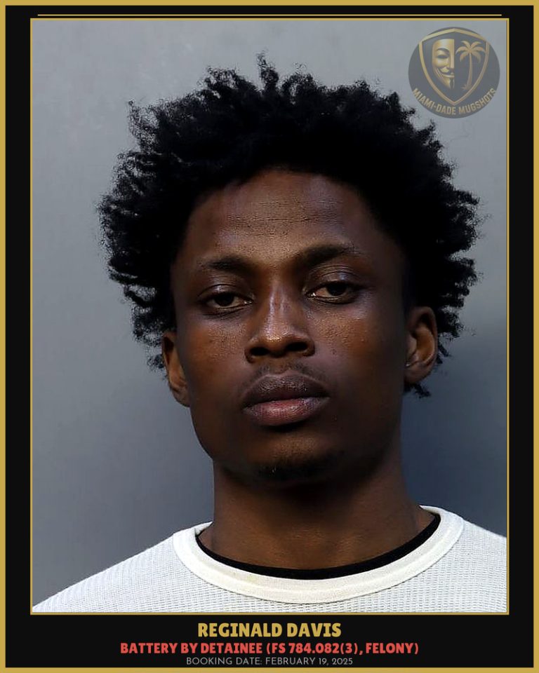 Reginald Davis Arrested – Miami-Dade County (February 19, 2025)