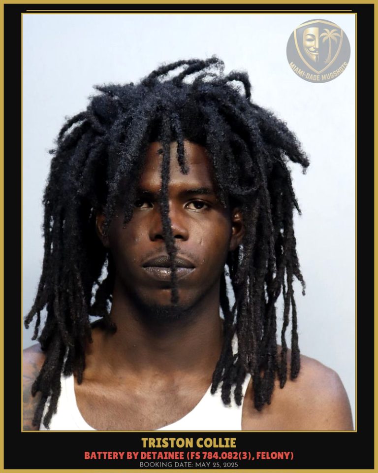 Triston Collie Arrested – Miami-Dade County (May 25, 2025)