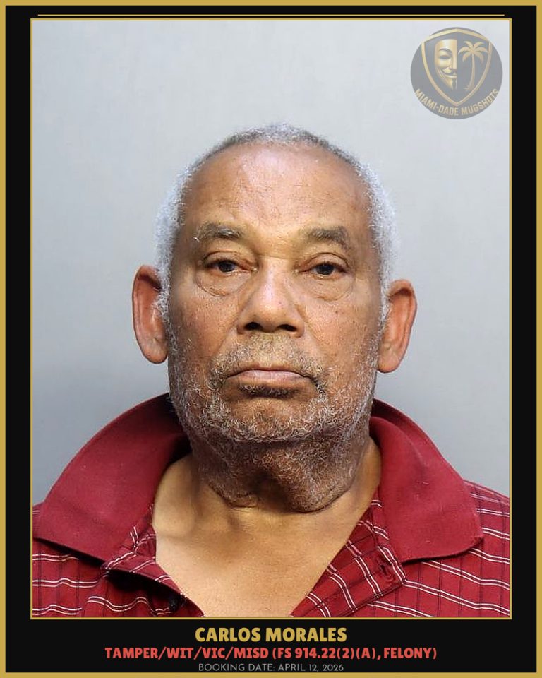 Carlos Morales Arrested – Miami-Dade County (April 12, 2026)