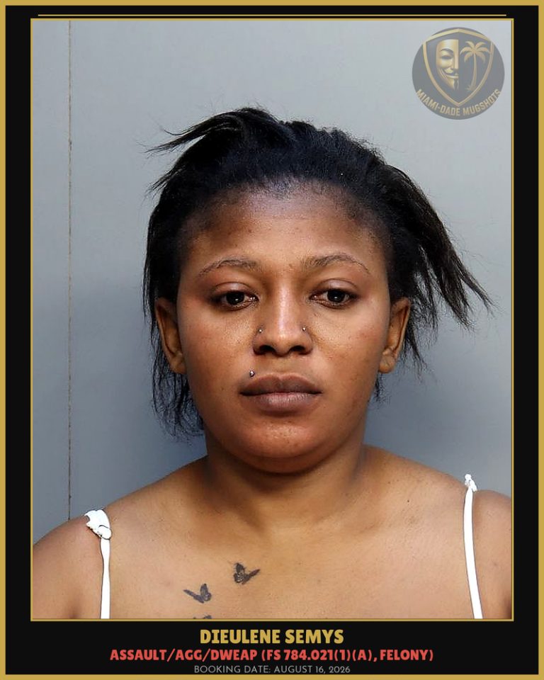 Dieulene Semys Arrested – Miami-Dade County (August 16, 2026)