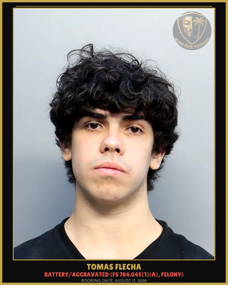 Tomas Flecha Arrested – Miami-Dade County (August 17, 2026)
