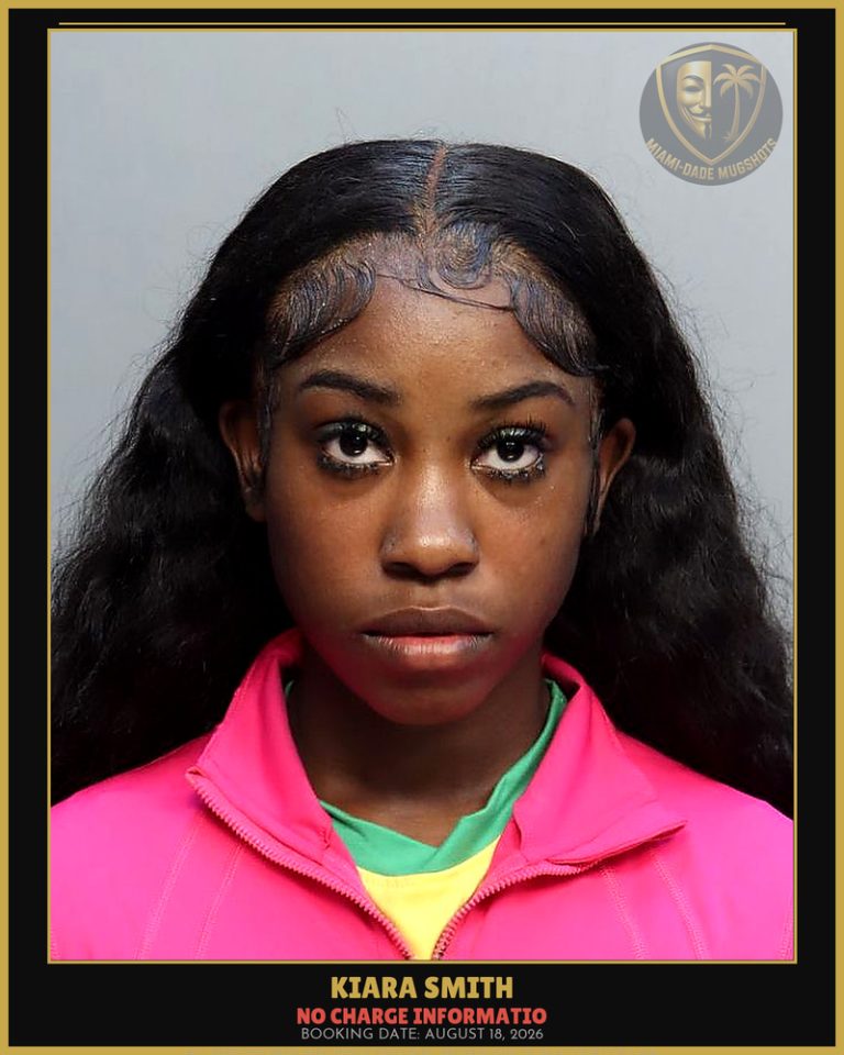 Kiara Smith Arrested – Miami-Dade County (August 18, 2026)