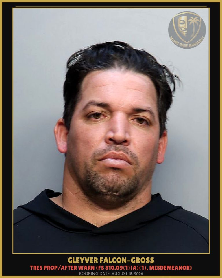 Gleyver Falcon-Gross Arrested – Miami-Dade County (August 18, 2026)