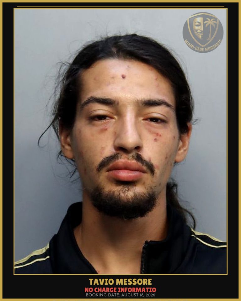 Tavio Messore Arrested – Miami-Dade County (August 18, 2026)