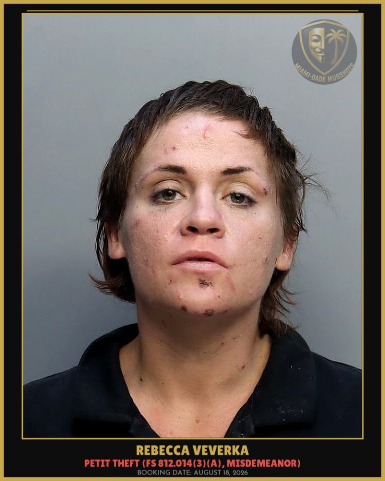 Rebecca Veverka Arrested – Miami-Dade County (August 18, 2026)
