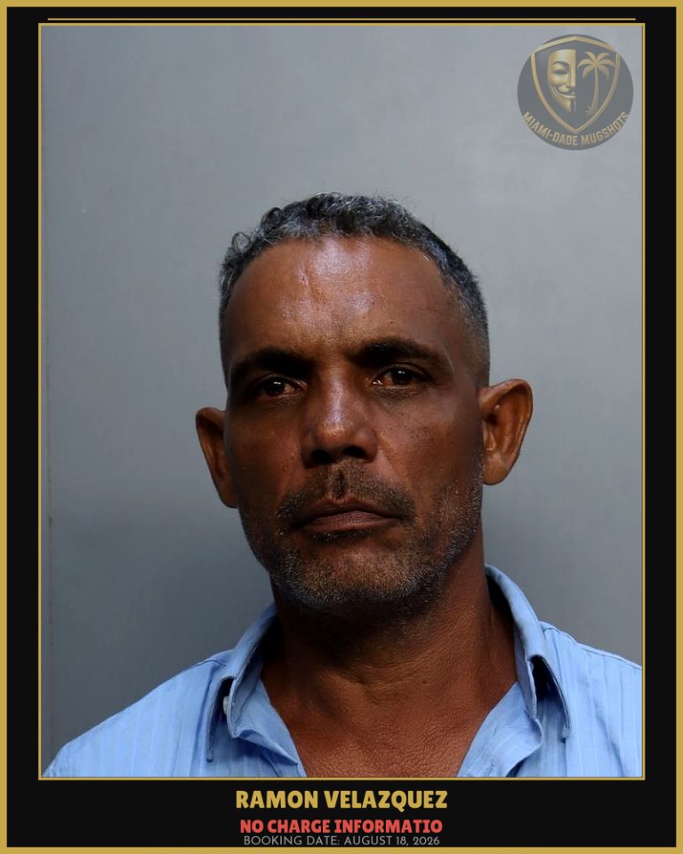 Ramon Velazquez Arrested – Miami-Dade County (August 18, 2026)