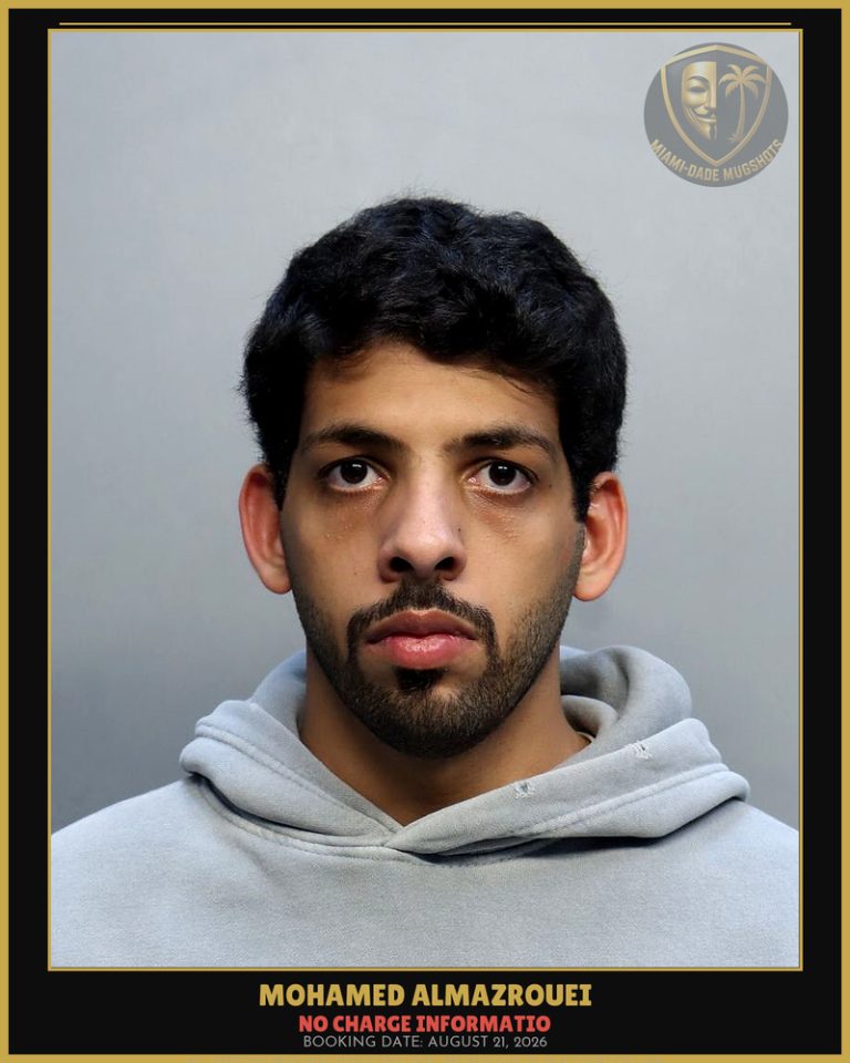 Mohamed Almazrouei Arrested – Miami-Dade County (August 21, 2026)