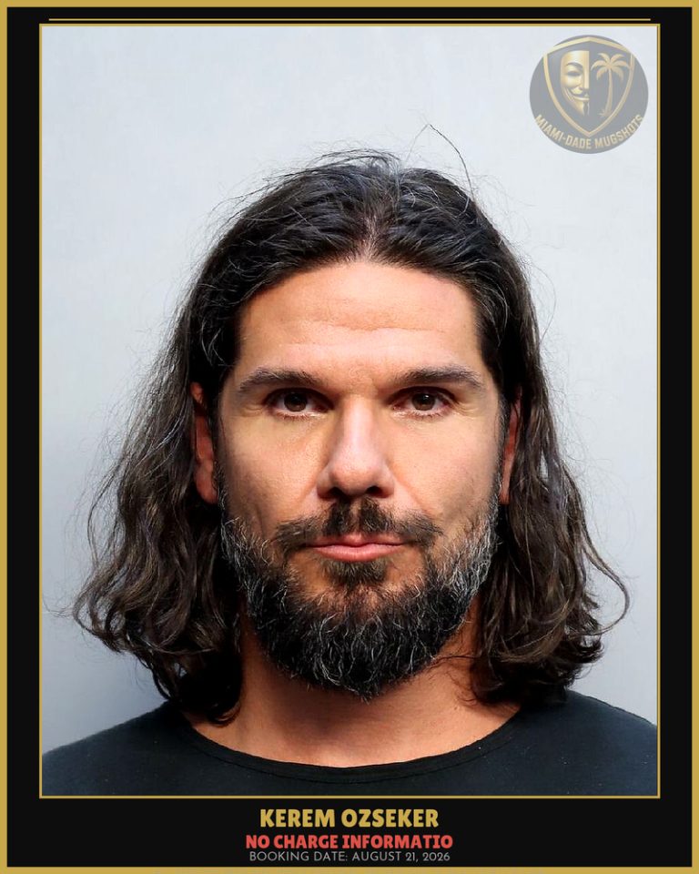 Kerem Ozseker Arrested – Miami-Dade County (August 21, 2026)