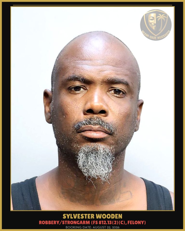 Sylvester Wooden Arrested – Miami-Dade County (August 22, 2026)