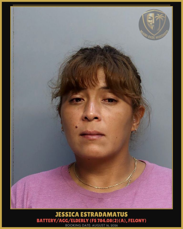 Jessica Estradamatus Arrested – Miami-Dade County (August 16, 2026)