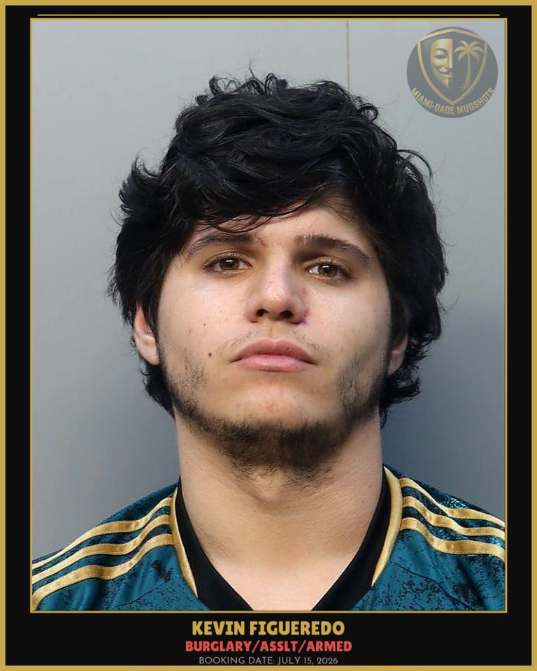 Figueredo Kevin  Jesus Arrested – BURGLARY/ASSLT/ARMED – Miami-Dade County (July 15, 2026)