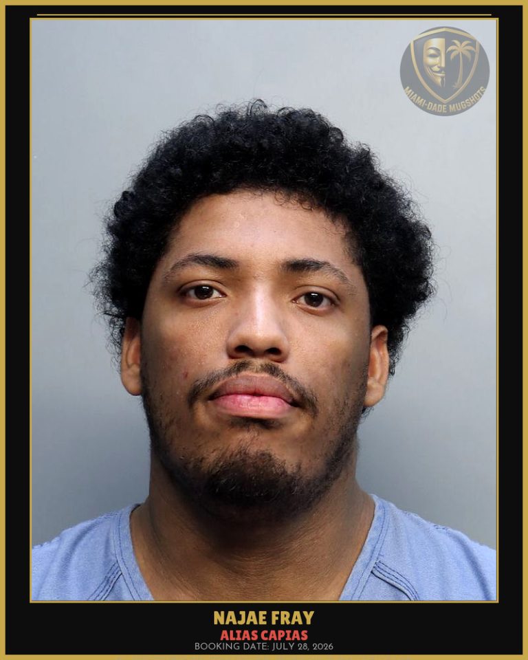 Fray Najae Howard Arrested – ALIAS CAPIAS – Miami-Dade County (July 28, 2026)