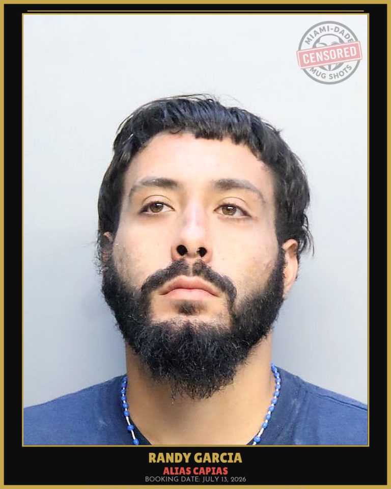 Garcia Randy Arrested – ALIAS CAPIAS – Miami-Dade County (July 13, 2026)