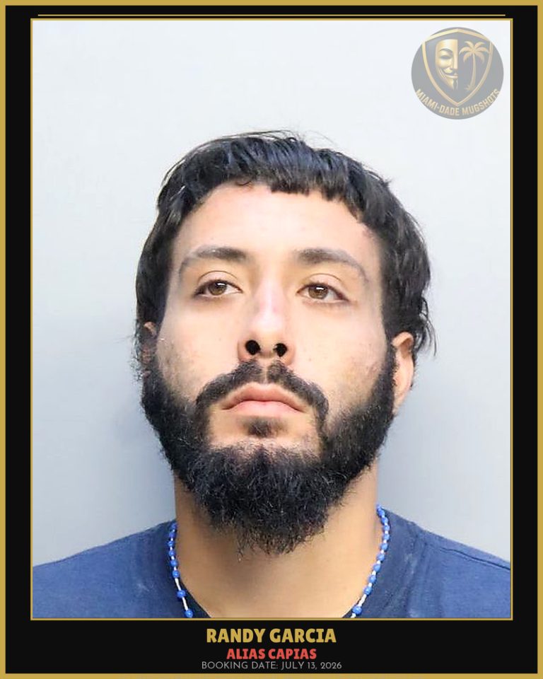 Garcia Randy Arrested – ALIAS CAPIAS – Miami-Dade County (July 13, 2026)